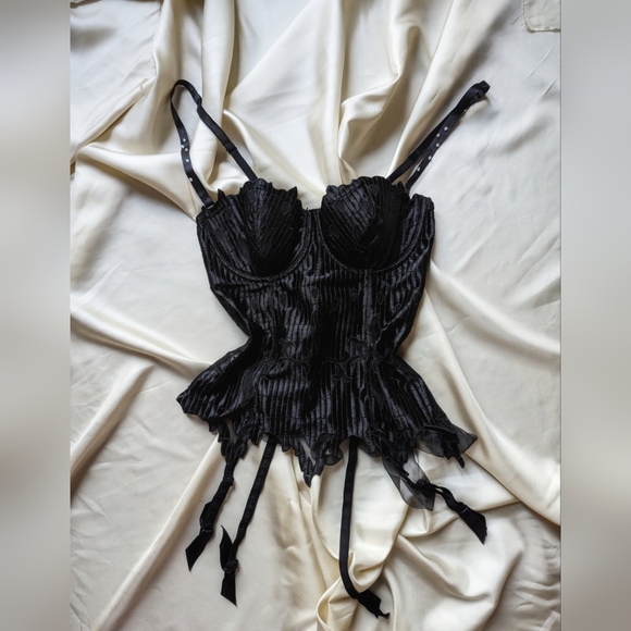 Ravage Other - LAST CHANCE Ravage bustier, black.